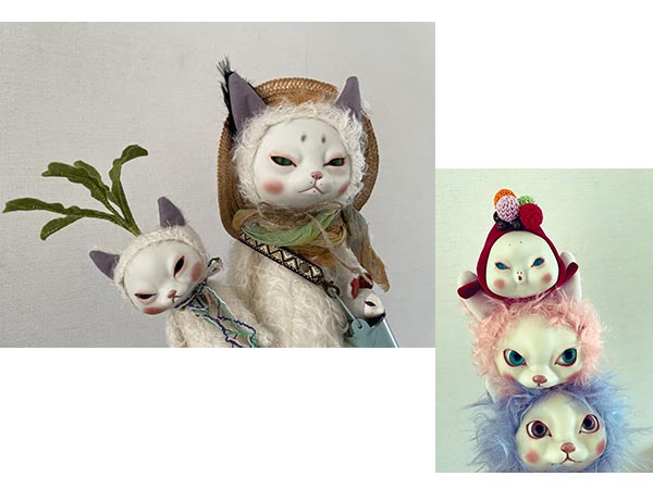 【予告】おにんぎょ屋葉　個展「猫とともだち」