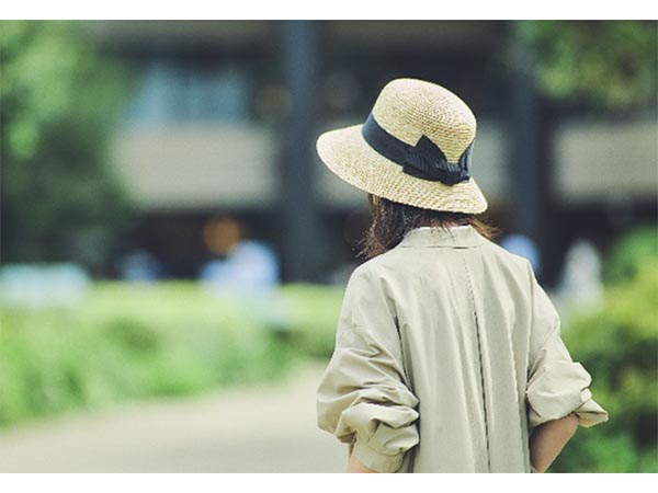 田中帽子店の麦わら帽子