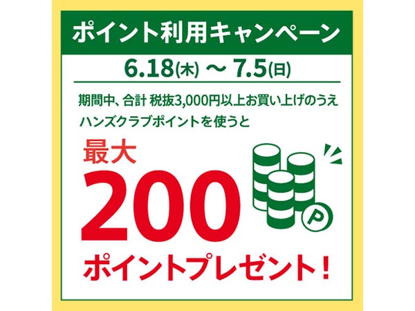 【予告】ハンズクラブ「ポイント利用」キャンペーン